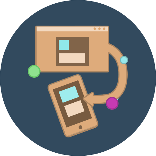 Interface similaire au site web