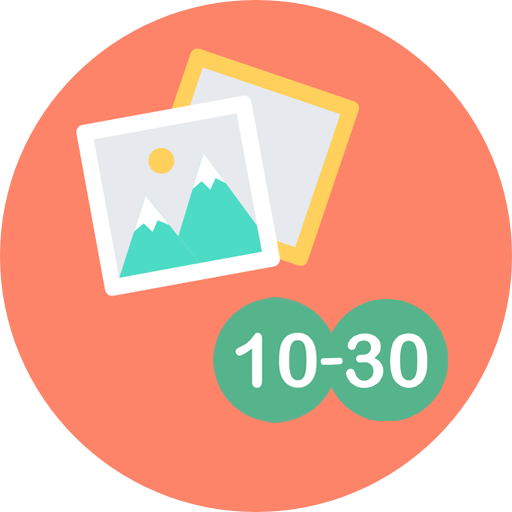 Entre 10 et 30 photos